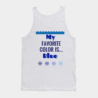 Color Lover T-shirts! (Blue) Tank Top